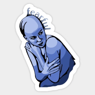 Fearful Sticker